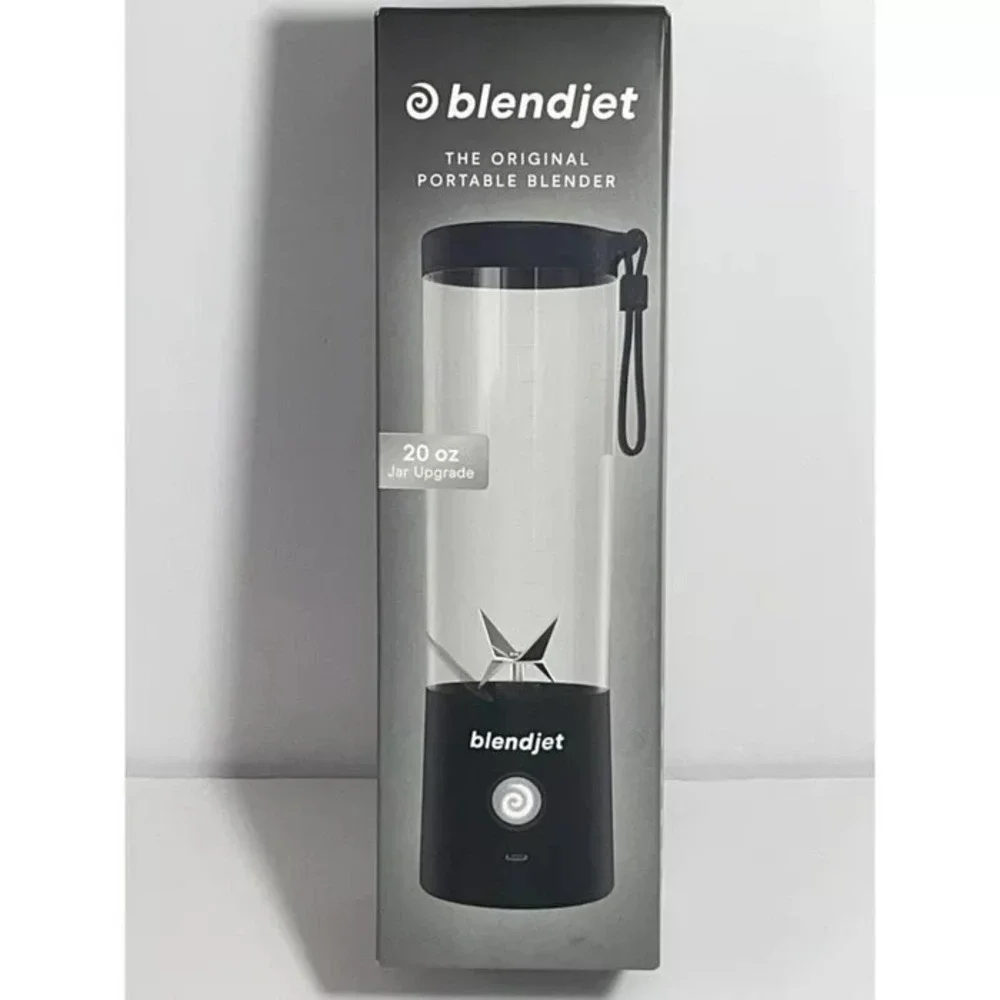 BlendJet 2 Portable Blender 20oz Black Rechargeable Smoothie Maker NIB
